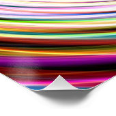 Kosmische Rays Perfektes Poster (Ecke)