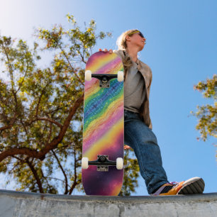 Kosmische Regenbogenenergie, nicht binär, LGBTQ+ Skateboard