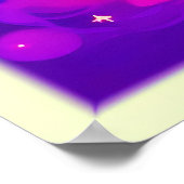 Kosmische Regenbogenkunst Poster (Ecke)