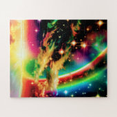 Kosmische Regenbows Magische Fantastische Fun Spac Puzzle (Horizontal)