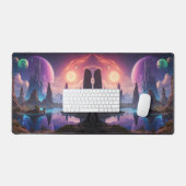 Kosmische Reiche: Alien Welten in Bewegung Schreibtischunterlage (Tastatur & Maus)