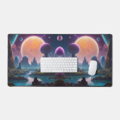 Kosmische Reiche: Alien Welten in Bewegung Schreibtischunterlage (Tastatur & Maus)