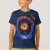 Kosmische Reise durch das Wormloch T-Shirt (Vorderseite)
