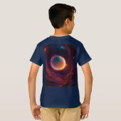 Kosmische Reise durch das Wormloch T-Shirt (Schwarz voll)