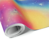 kosmische Reise Geschenkpapier (Rolleneckpunkt)