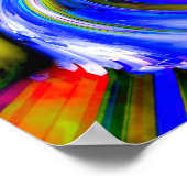 Kosmische Reise Kunst Poster (Ecke)