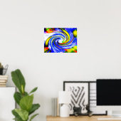 Kosmische Reise Kunst Poster (Heimbüro)
