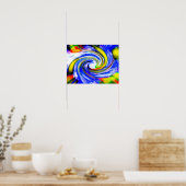 Kosmische Reise Kunst Poster (Küche)