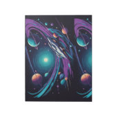kosmische Reise Notizblock (Rotiert)