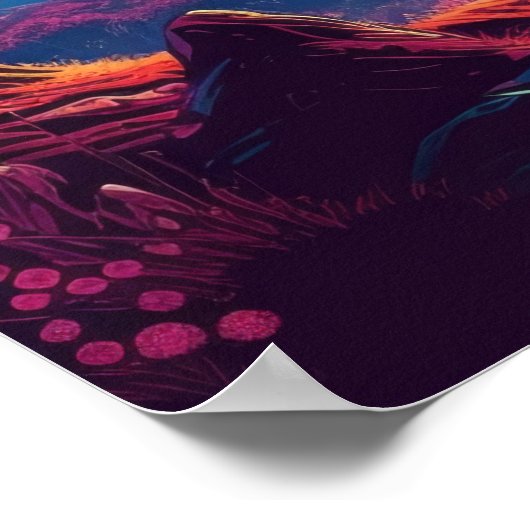 Kosmische Reise Poster (Ecke)