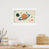 Kosmische Reise Poster (Küche)