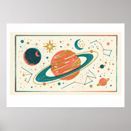 Kosmische Reise Poster