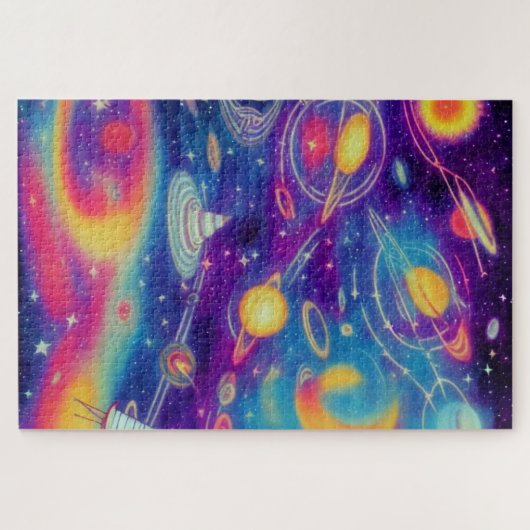 kosmische Reise Puzzle (Horizontal)