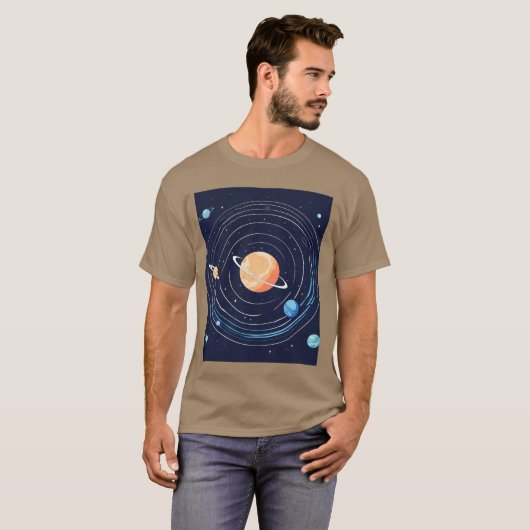 "Kosmische Reise" T-Shirt (Vorne ganz)