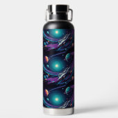 kosmische Reise Trinkflasche (Rückseite)