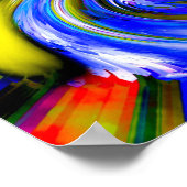 Kosmische Reisekunst Poster (Ecke)