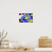 Kosmische Reisekunst Poster (Küche)