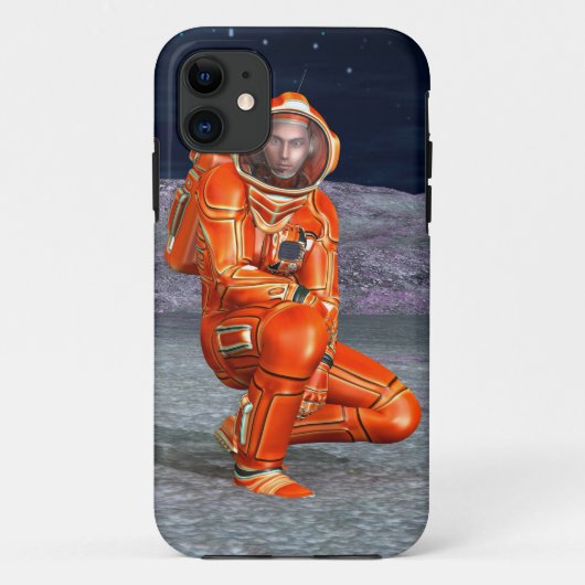 Kosmische Reisende Surrealer Planetenlandschaft Ku Case-Mate iPhone Hülle (Rückseite)