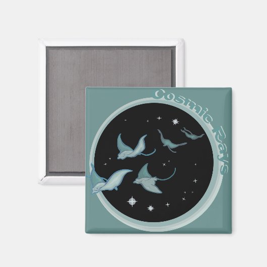 Kosmische Rennen Magnet (Vorderseite/Rückseite)