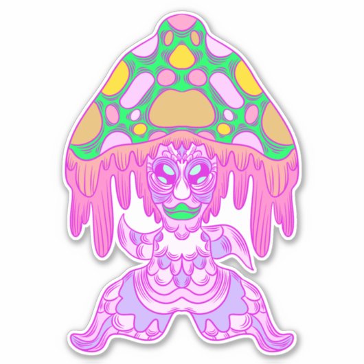 Kosmische Rhythmen Aufkleber (Vorderseite)