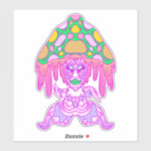 Kosmische Rhythmen Aufkleber (Blatt)