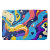 Kosmische Rhythmuskunst Badematte (Vorderseite)