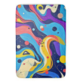 Kosmische Rhythmuskunst Badematte (Vorderseite Vertikal)