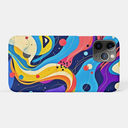 Kosmische Rhythmuskunst Case-Mate iPhone Hülle (Rückseite (Horizontal))