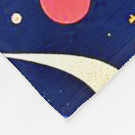Kosmische Rhythmuskunst Fleecedecke (Ecke)