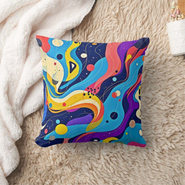 Kosmische Rhythmuskunst Kissen (Decke)