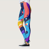 Kosmische Rhythmuskunst Leggings (Links)