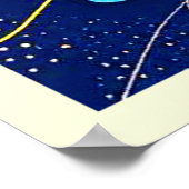 Kosmische Rhythmuskunst Poster (Ecke)