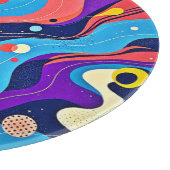 Kosmische Rhythmuskunst Schneidebrett (Ecke)