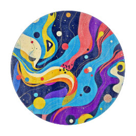 Kosmische Rhythmuskunst Schneidebrett