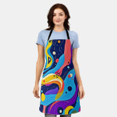 Kosmische Rhythmuskunst Schürze (Getragen)