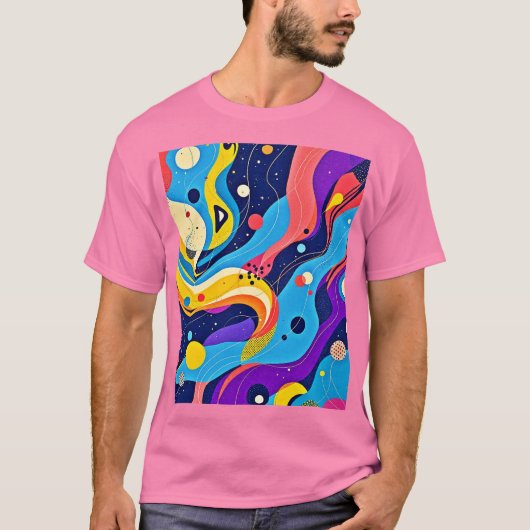 Kosmische Rhythmuskunst T-Shirt (Vorderseite)