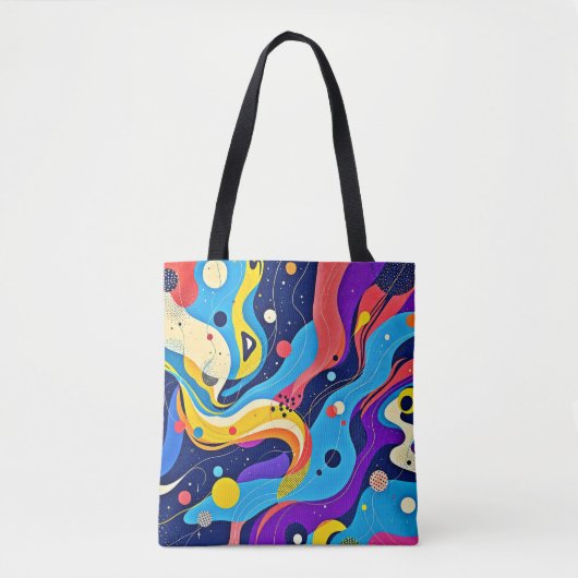 Kosmische Rhythmuskunst Tasche (Vorderseite)