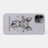 Kosmische Richter-Sphynx-Katze Kunst Case-Mate iPhone Hülle (Rückseite (Horizontal))