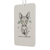 Kosmische Richter-Sphynx-Katzen-Kunst Autolufterfrischer (Links)