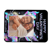 Kosmische Romanze Digitale Liebe Magnet (Horizontal)