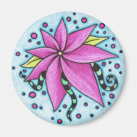 kosmische Rose Magnet (Vorne)