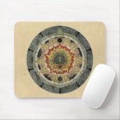 Kosmische Rose Mandala Mousepad (Mit Mouse)