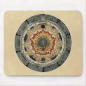 Kosmische Rose Mandala Mousepad (Vorne)