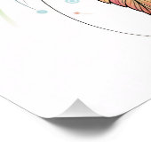 Kosmische Rose Poster (Ecke)