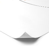Kosmische Rose Poster (Ecke)