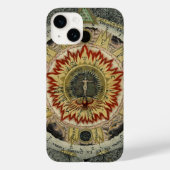 Kosmische Rose Tetragrammaton Mandala Case-Mate iPhone Hülle (Rückseite)