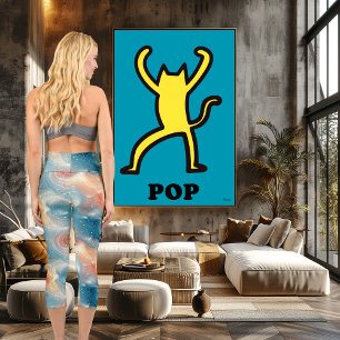 Kosmische Ruhe, Himmelsabstrakt in Pastelltönen Capri Leggings