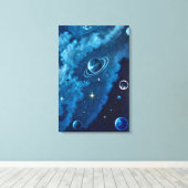 Kosmische Ruhe Leinwanddruck (Insitu (Holzboden))