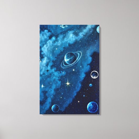 Kosmische Ruhe Leinwanddruck (Vorderseite)
