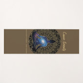 Kosmische Ruhe-Meditation – Galaxie-Mandala Yogamatte (Vorderseite (Horizontal))